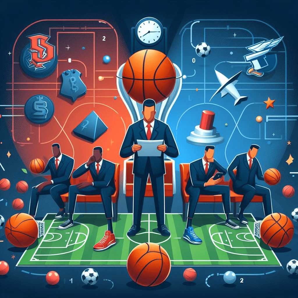 treinadores, decisões táticas, basquete profissional, apostas, seleção inicial de jogadores, estatísticas individuais, química da equipe, estratégias do oponente, marcação e defesa, oportunidades ofensivas, gerenciamento de rotação, tempo de jogo, psicologia, lesões, fadiga, assistentes técnicos, evolução das táticas, tecnologia, análises avançadas, inteligência artificial, realidade aumentada.